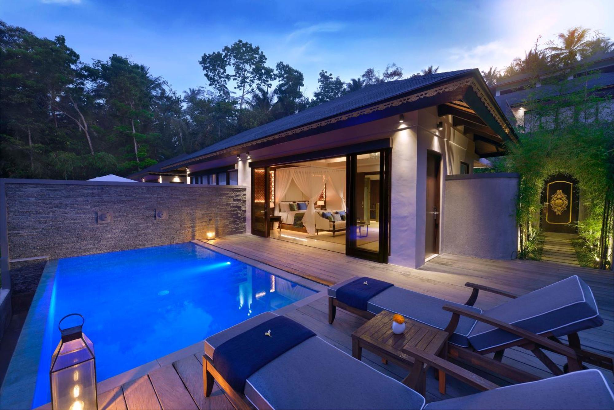One-Bedroom Villa Private Heated Pool Complimentary One-time Floating Daily Usage Steam Sauna Ice Bath