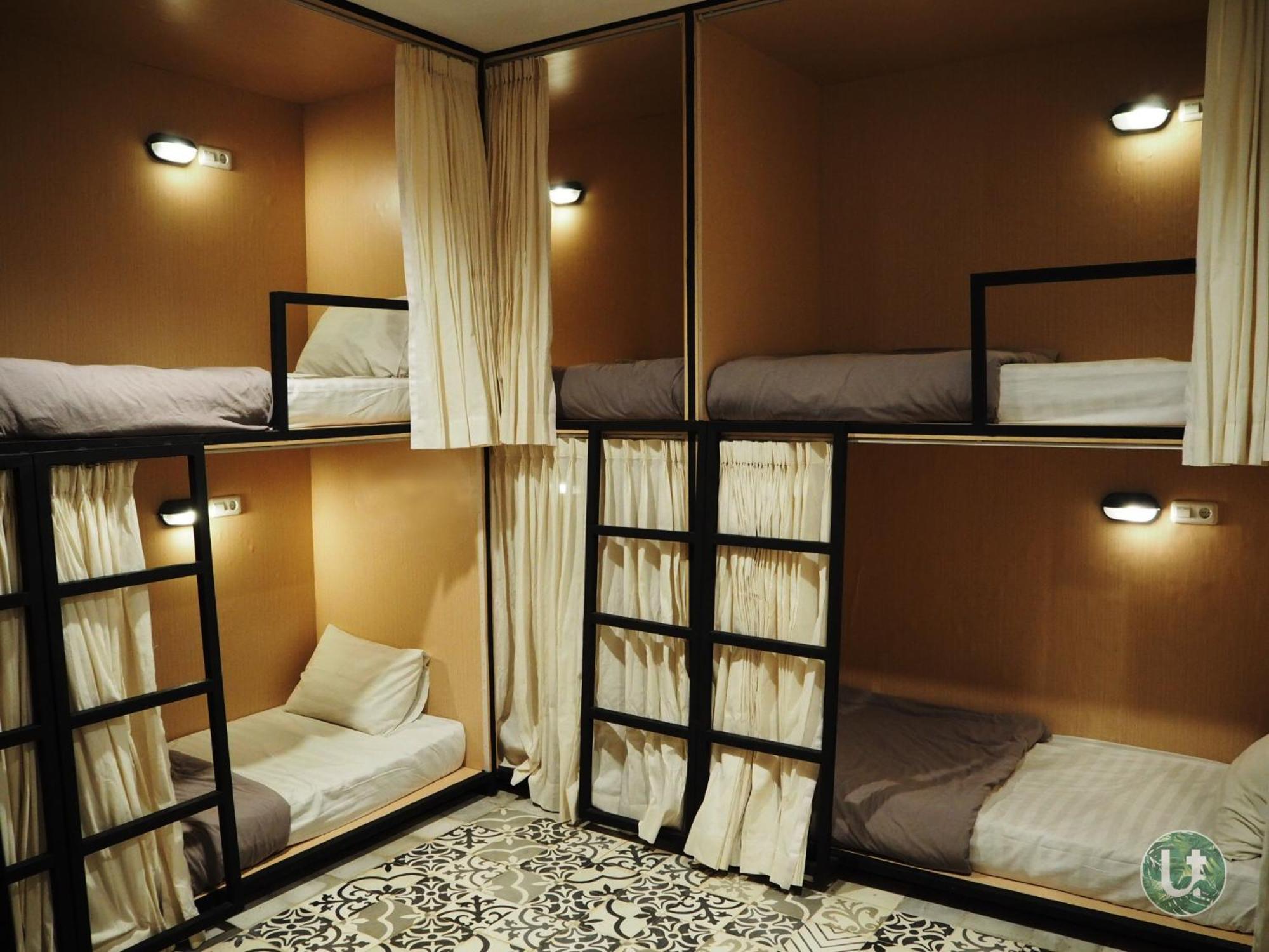 Tempat tidur di Kamar Asrama Campuran 10-Tempat Tidur